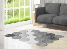 Conceptum Eugene V3 - 4664 - 4 Alfombra Gris 120 x 180 cm
